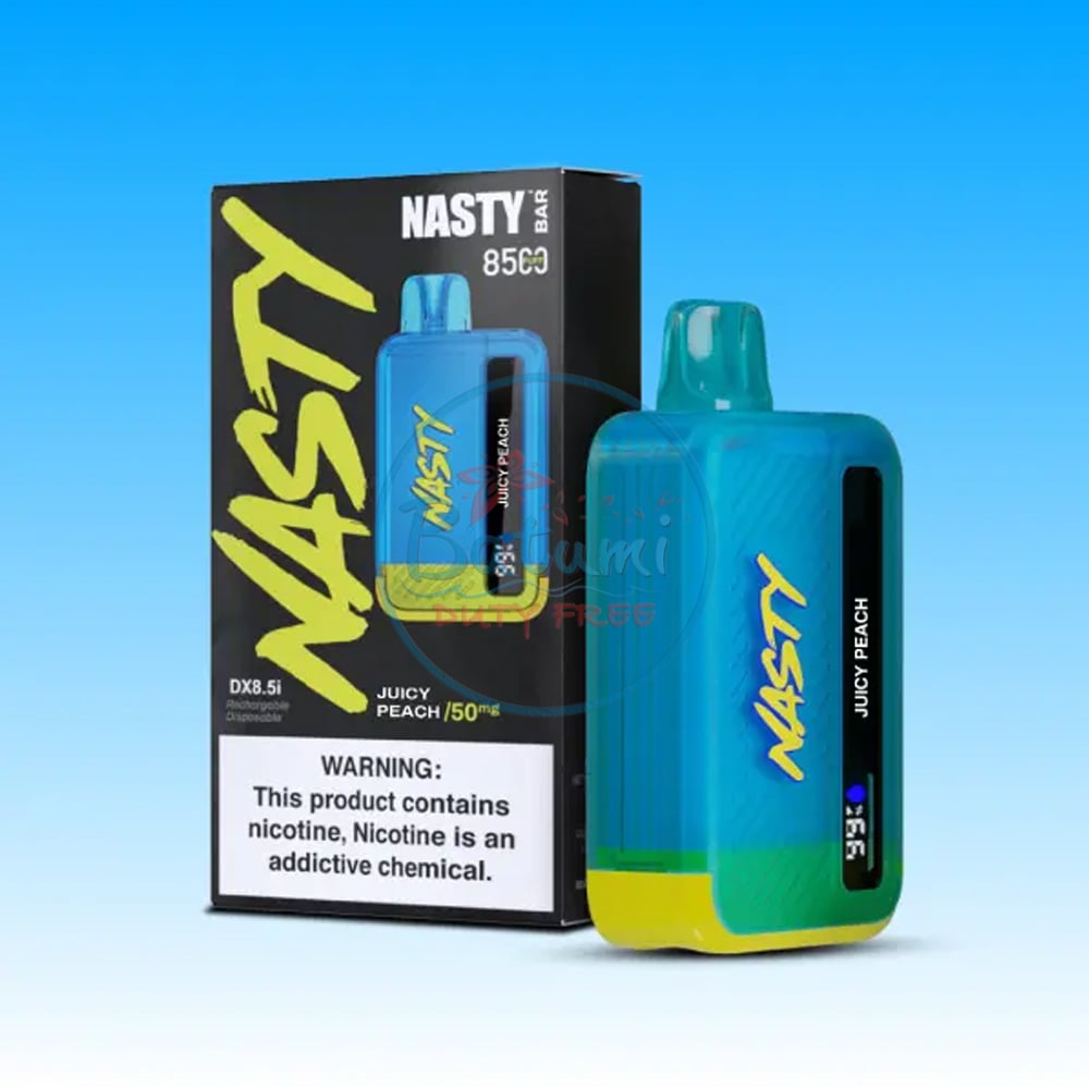 NASTY Bar 8500 Juicy Peach 1 NASTY Bar 8500 Juicy Peach