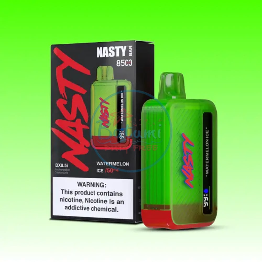 NASTY Bar 8500 Watermelon Ice 1 NASTY Bar 8500 Watermelon Ice