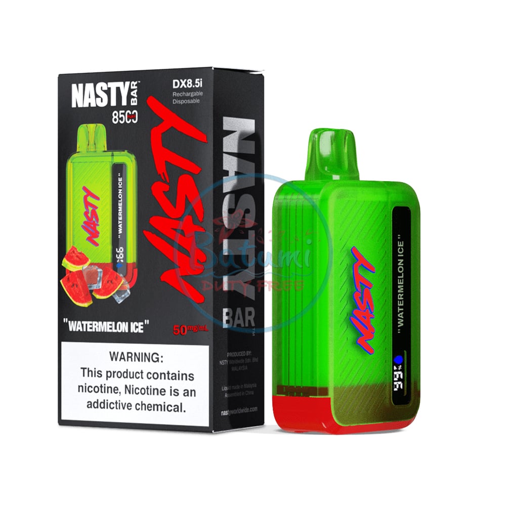 nasty-bar-8500-watermelon-ice-1 NASTY Bar 8500 Watermelon Ice