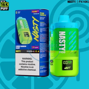 NASTY Pod PX16Ki Lemon Rainbow Candy – Starter Kit