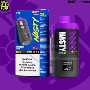 NASTY Pod PX16Ki Strawberry Grape – Starter Kit