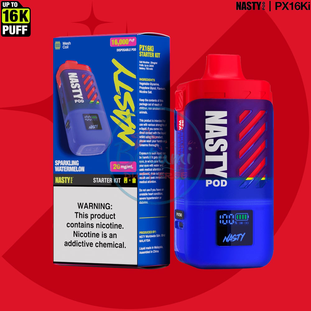 NASTY Pod PX16Ki Sparkling Watermelon – Starter Kit 1 NASTY Pod PX16Ki Sparkling Watermelon – Starter Kit
