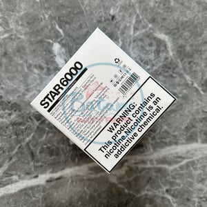 Vozol Star 6000 Raspberry Orange