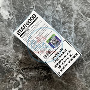 Vozol Star 6000 Raspberry Orange