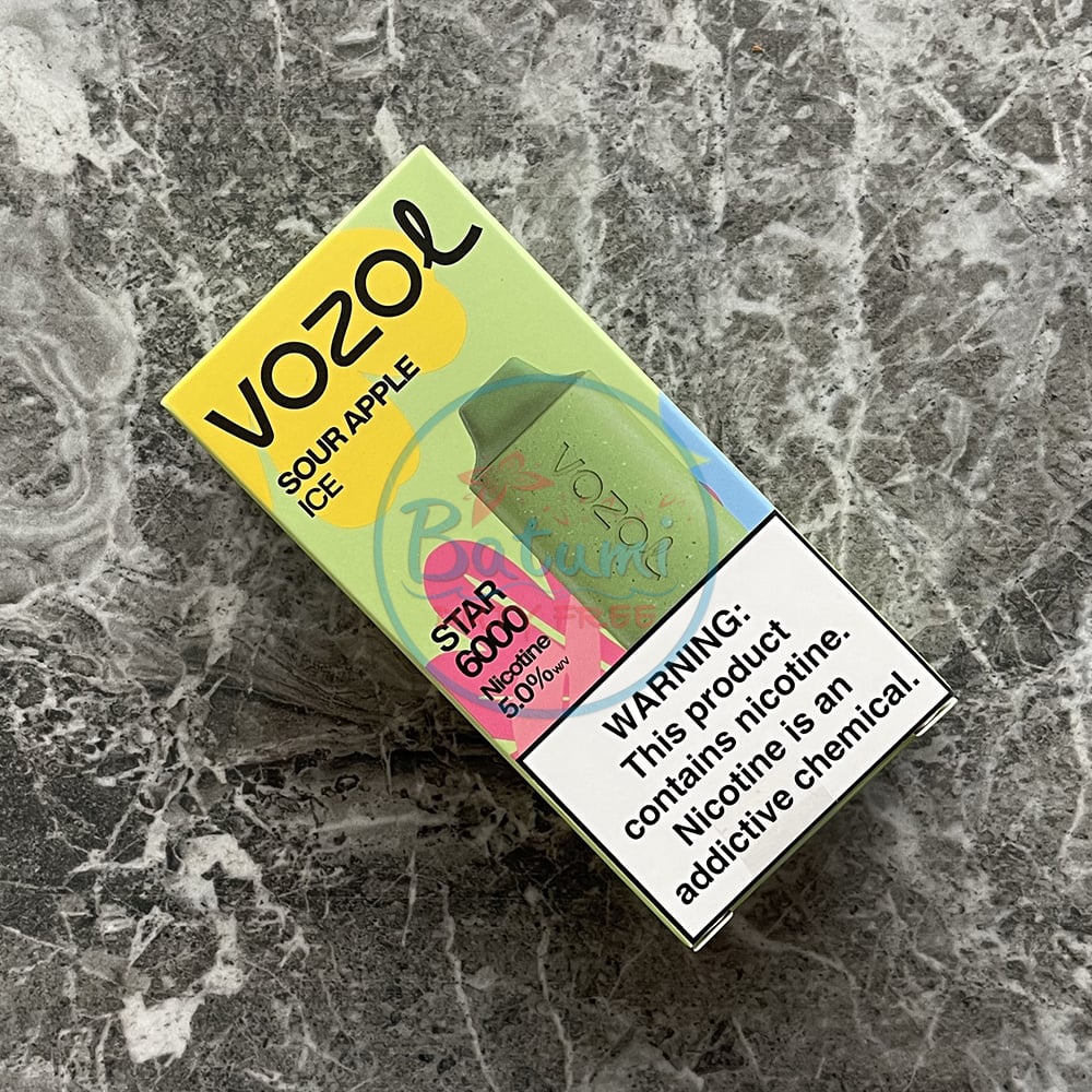 Vozol Star 6000 Sour Apple Ice 1 Vozol Star 6000 Sour Apple Ice