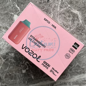 Vozol Star 6000 Strawberry Ice Cream