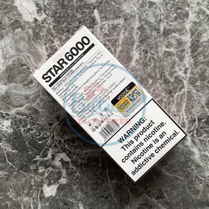 Vozol Star 6000 Strawberry Ice Cream