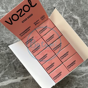 Vozol Star 6000 Strawberry Raspberry