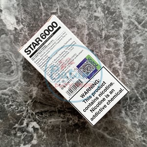 Vozol Star 6000 Strawberry Raspberry