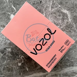 Vozol Star 6000 Strawberry Raspberry