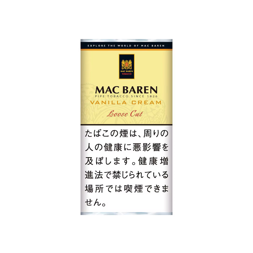 Mac Baren Vanilla Cream Loose Cut 50g 🍂 ‣ Worldwide Ship 🚀 